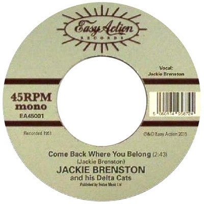 JACKIE BRENSTON & His Delta Cats (ジャッキー・ブレンストン) - Rocket "88" (UK Ltd.Reissue Mono 7"+CS/New)
