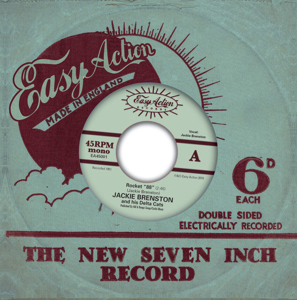 JACKIE BRENSTON & His Delta Cats (ジャッキー・ブレンストン) - Rocket "88" (UK Ltd.Reissue Mono 7"+CS/New)