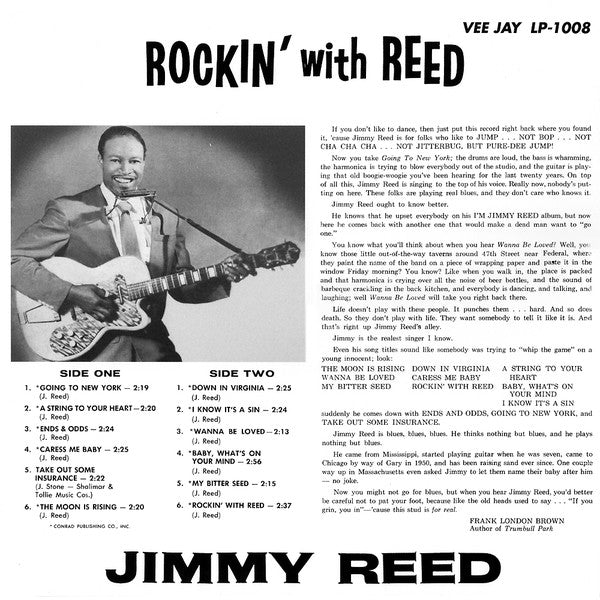 JIMMY REED (ジミー・リード) - Rockin' With Reed (US Ltd.Reissue LP/New)