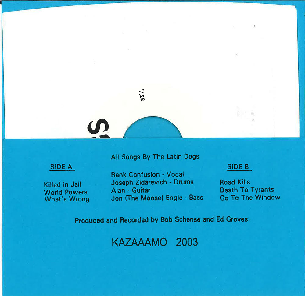 LATIN DOGS, THE (ザ ・ラテン・ドッグス) - Warning! (US 限定リプロ再発 7"「廃盤 New」)