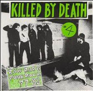 V.A. ('77-'82年各国レアパンク・コンピ) - Killed By Death #4 (US 限定再発「ブラックヴァイナル」LP / New)