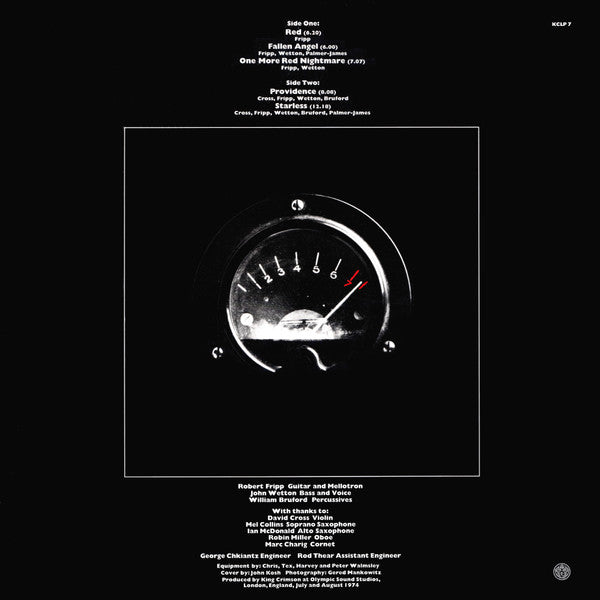 KING CRIMSON (キング・クリムゾン) - Red (UK-EU 共通限定復刻再発 200g LP/New)