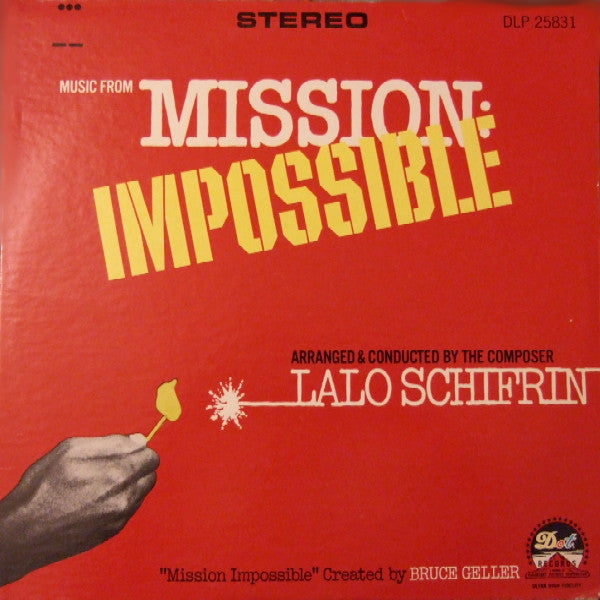 LALO SCHFRIN (ラロ・シフリン) - Music From Mission: Impossible (US