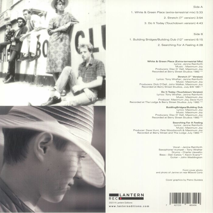 MAXIMUM JOY (マキシマム・ジョイ) - White And Green Place (Italy RSD 2023 1,000枚限定復刻再発 12"/NEW)