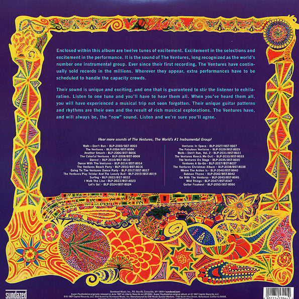 VENTURES, THE (ザ・ヴェンチャーズ) - Super Psychedelics (US Ltd.Blue Vinyl 180g Stereo LP/GS-New)