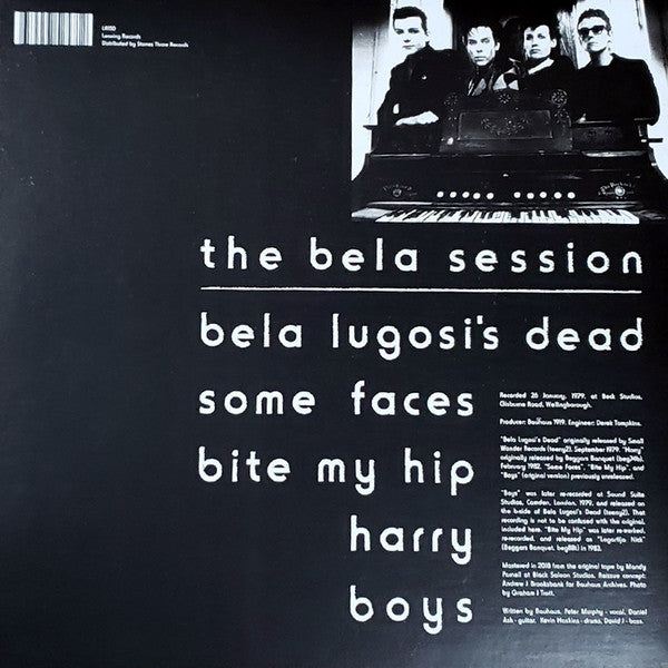 BAUHAUS (バウハウス) - Bela Lugosi's Dead - THe Bela Session (US-EU 限定復刻再発180グラム重量 12"/NEW)