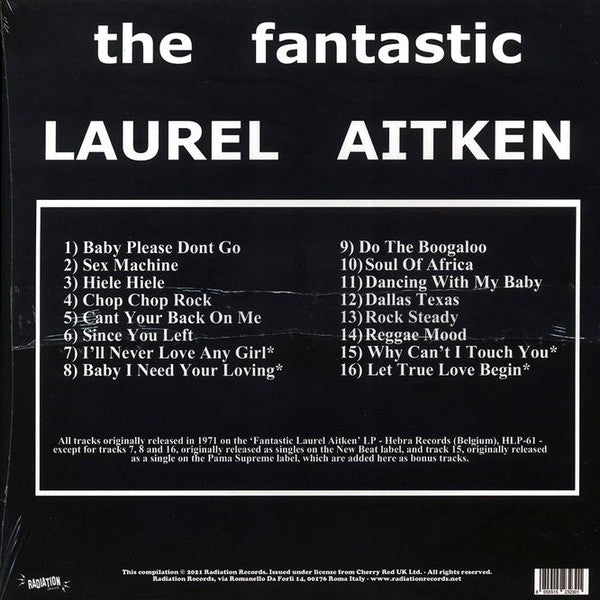 LAUREL AITKEN (ローレル・エイトキン ) - The Fantastic Laurel Aitkin (Italy 限定復刻再発ボーナス入り LP/New) '71年ベルギーとカナダのみで発表された 名作!