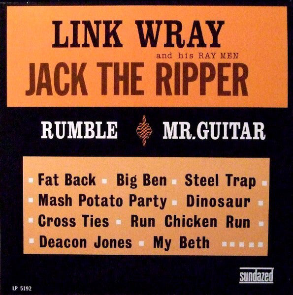 LINK WRAY & HIS RAY MEN (リンク・レイ) - Jack The Ripper (US Ltd.Reissue Mono LP/New)