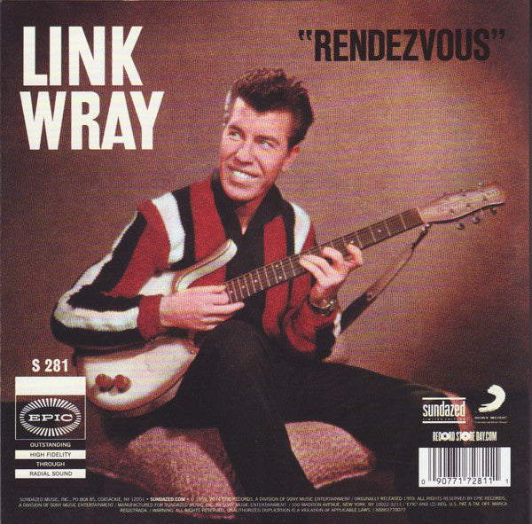 LINK WRAY & HIS RAYMEN (リンク・レイ) - Slinky / Rendezvous (US '14 レコードストア・デイズ正規限定ジャケ付き再発7” /New)