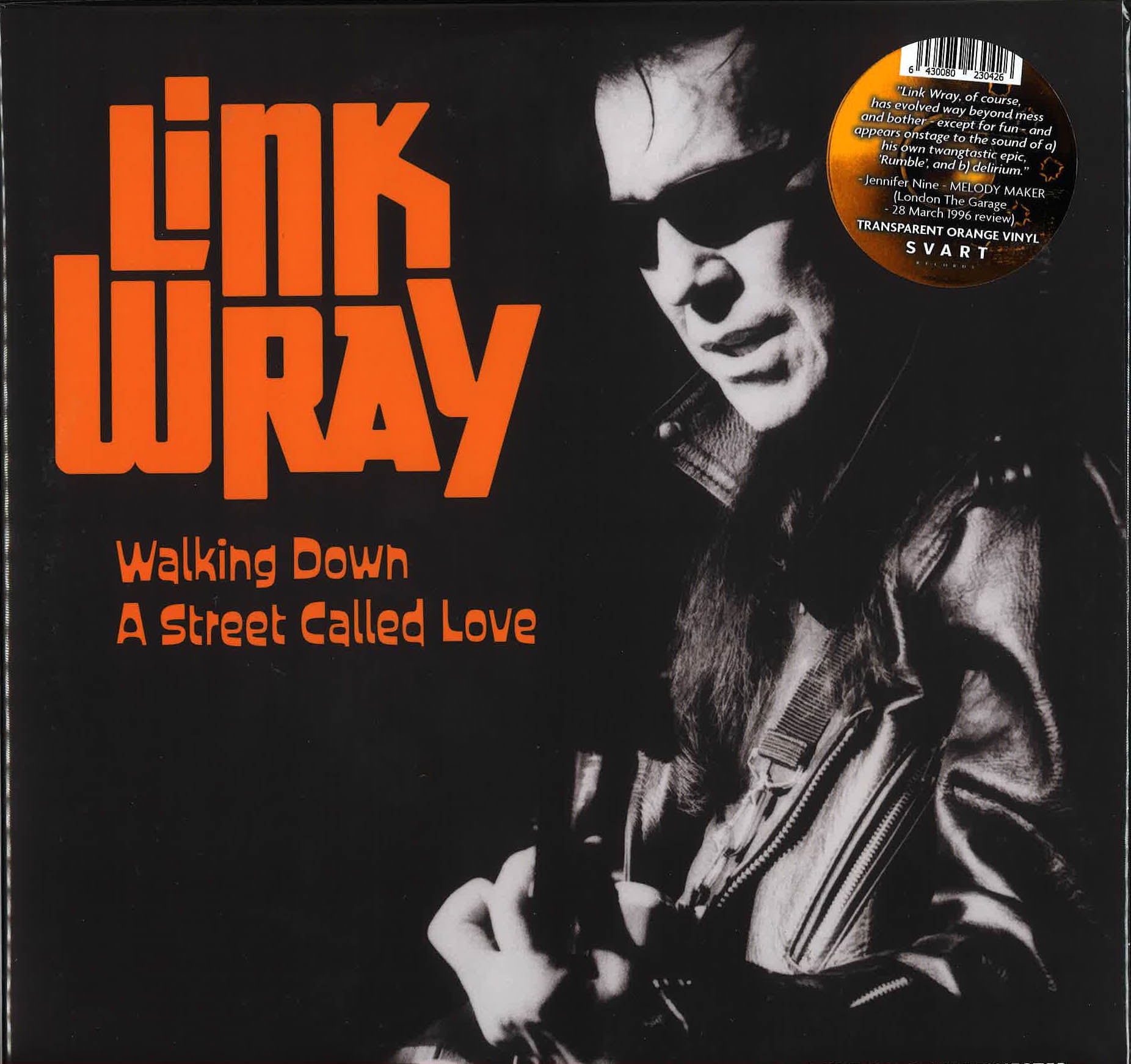 LINK WRAY & HIS RAY MEN (リンク・レイ) - Walking Down A Street Called Love (UK  限定再発180g「オレンジ VINYL」2xLP/New) '96年英国ライブ！