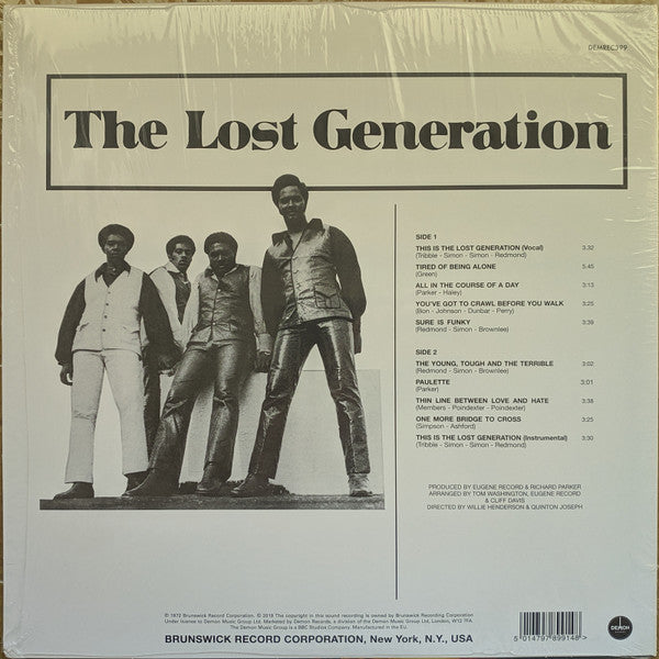 LOST GENERATION, THE (ロスト・ジェネレーション) - Young, Tough And Terrible (UK Ltd.Reissue 180g LP/New)