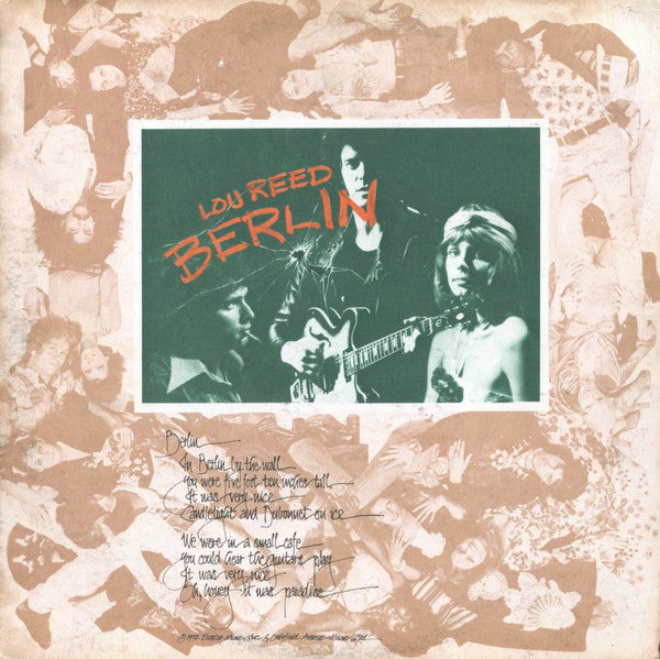 LOU REED (ルー・リード) - Berlin (EU 限定復刻再発「ホワイト・ヴァイナル」 LP/New) '73年ロンドン録音サード・アルバム! すでにコレクタブルな限定「白盤」!
