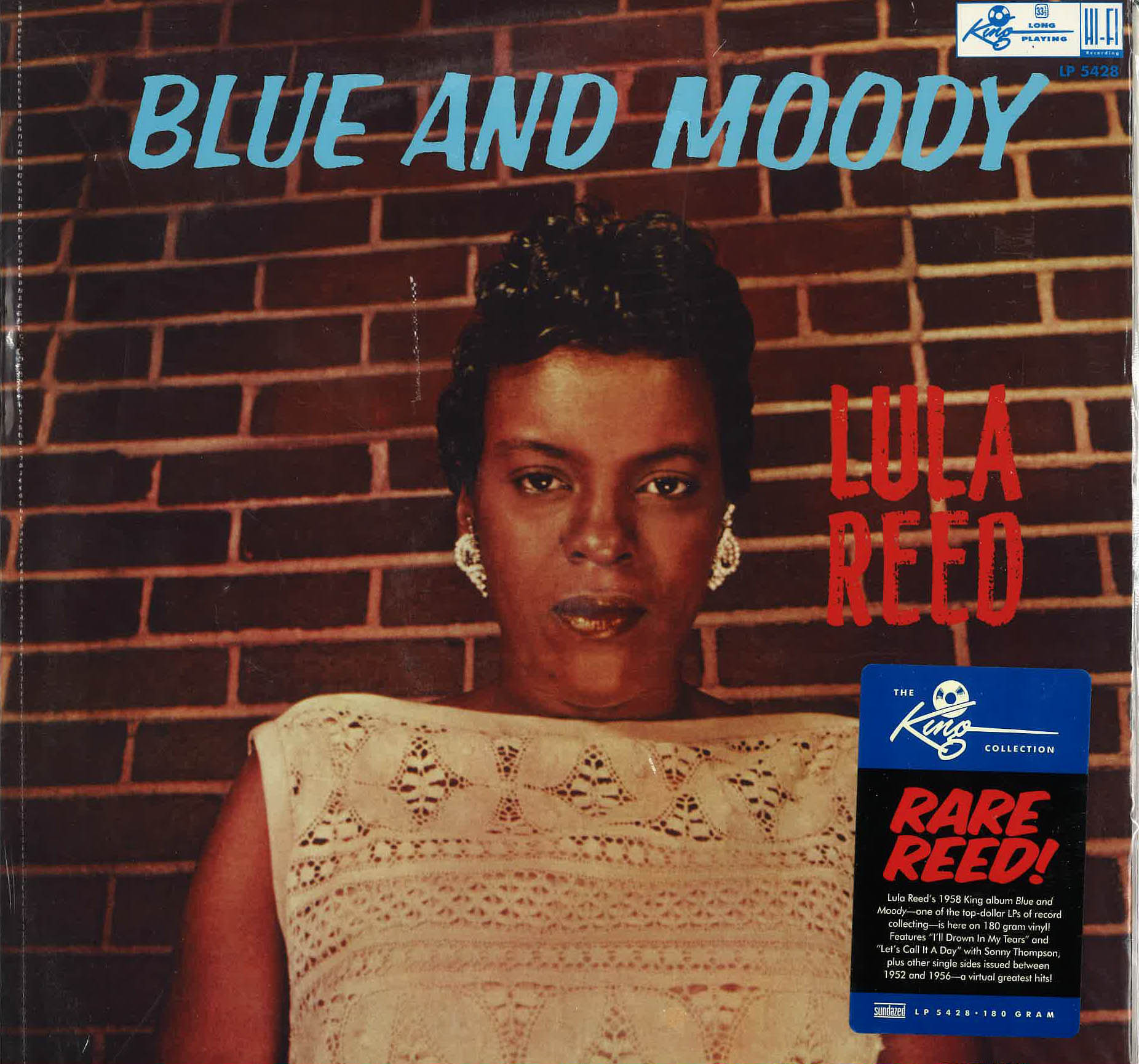 LULA REED (ルーラ・リード) - Blue And Moody (US 限定復刻再発 180g LP/New)