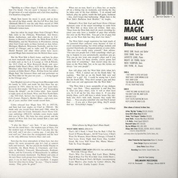 MAGIC SAM BLUES BAND (マジック・サム・ブルース・バンド) - Black Magic (US Ltd.Reissue LP/New)