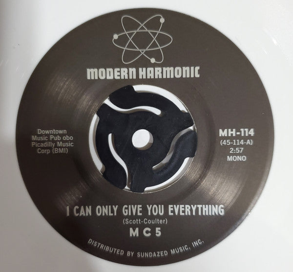 MC 5 (MCファイブ) - I Can Only Give You Everything (US Ltd.White VInyl 7"+PS/New)