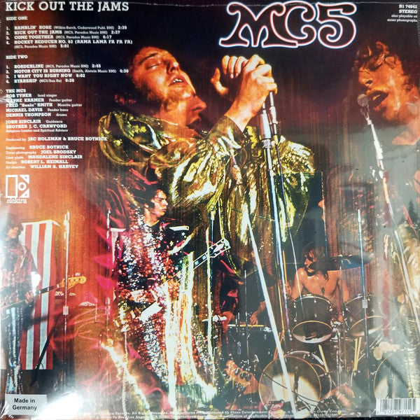 MC 5 (エム・シー・ファイヴ) - Kick Out The Jams (German 限定復刻再発 180g LP/New)’69年ライブ収録名作デビュー・アルバム
