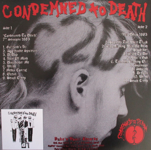 CONDEMNED TO DEATH (コンデムド・トゥ・デス) - 1983 EP and Demo Sessions (US 250 Limited LP/New)