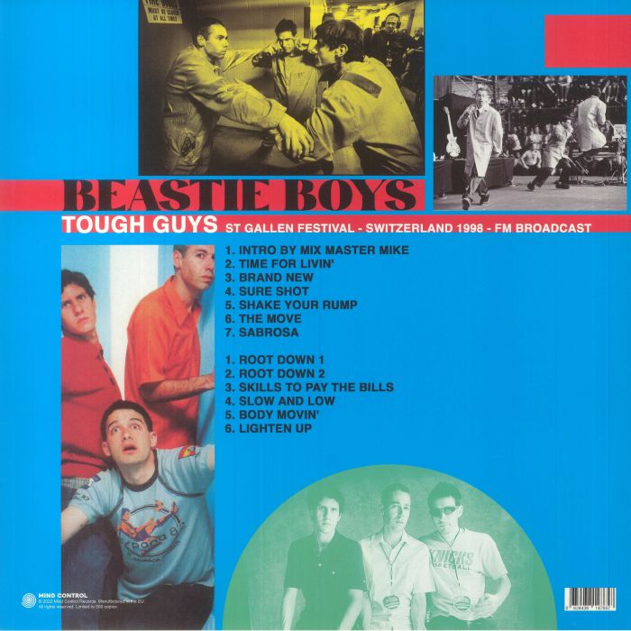 BEASTIE BOYS (ビースティ・ボーイズ) - Tough Guys: St Gallen Festival Switzerland 1998 FM Broadcast (EU 限定リリース LP/NEW)