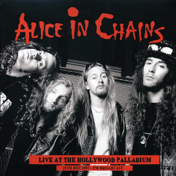 ALICE IN CHAINS (アリス・イン・チェインズ) - Live At THe Hollywood Palladium (EU 500  Limited Red Vinyl LP/NEW)