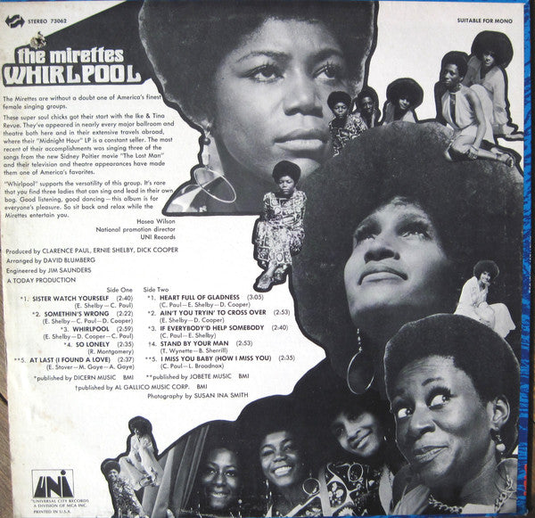 MIRETTES (ミレッツ) - Whirlpool (US 限定復刻再発 LP/New)