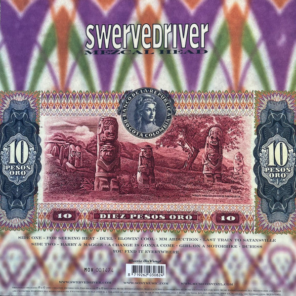 SWERVEDRIVER (スワーヴドライヴァー) - Mezcal Head (EU 1,500枚限定復刻再発180グラム重量「ブルーマーブルヴァイナル」 LP/NEW)
