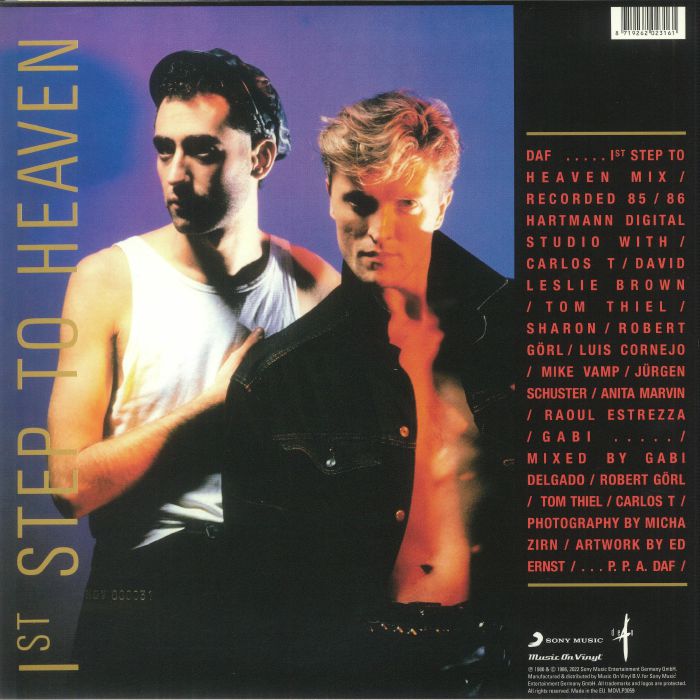D.A.F.(Deutsch-Amerikanische Freundschaft) (ダフ) - 1st Step To Heaven (EU 限定1000枚再発「ゴールドヴァイナル 」LP/NEW)