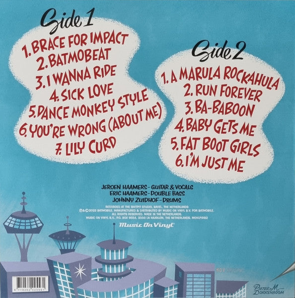 BATMOBILE (バットモービル) - Brace For Impact (Dutch 1,000枚限定180g 重量クリアイエローヴァイナル LP+ナンバリング入りジャケ/NEW)