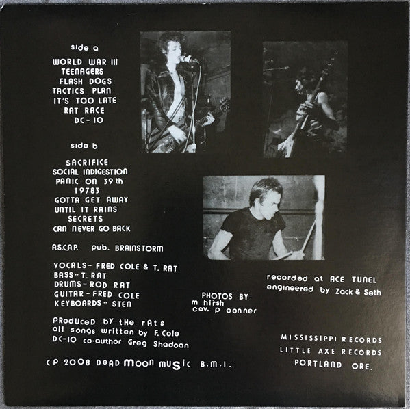 RATS, THE (ザ・ラッツ) - S.T. (US Ltd.Reissue LP / New)
