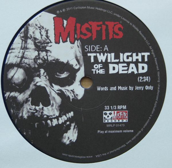 MISFITS (ミスフィッツ) - Twilight Of The Dead (US Ltd.Color Vinyl 12" / New)