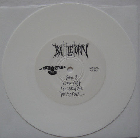 BATTLETORN (バトルトーン) - Burn Fast (US 300枚限定ホワイトヴァイナル 7"「廃盤 New」)