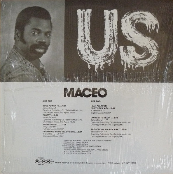 MACEO (メイシオ・パーカー) - Us (US 限定復刻再発 LP/New)