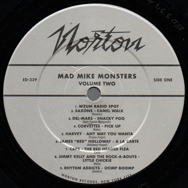 V.A. (マッド・マイク・ラジオショー再現コンピ) - Mad Mike Monsters Vol.2 (US 限定 LP-見開きジャケ/廃盤 New)