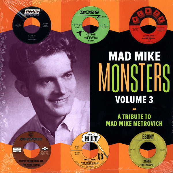 V.A. (マッド・マイク・ラジオショー再現コンピ) - Mad Mike Monsters Vol.3 (US 限定 LP-見開きジャケ/廃盤 New)