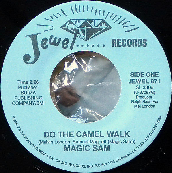 MAGIC SAM (マジック・サム) - Do The Camel Walk (80's US 限定再発「黒盤」7インチ/廃盤 New) '61年Chief社での、稲妻ギター炸裂ロッキンBLUES/R&Bインスト!