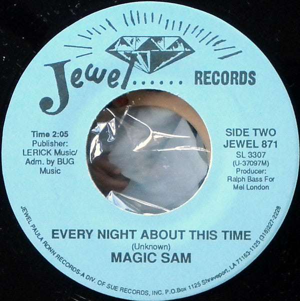 MAGIC SAM (マジック・サム) - Do The Camel Walk (80's US 限定再発「黒盤」7インチ/廃盤 New) '61年Chief社での、稲妻ギター炸裂ロッキンBLUES/R&Bインスト!