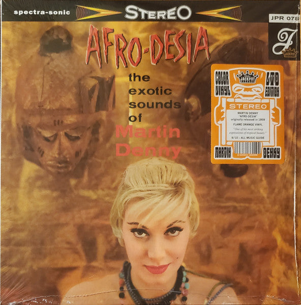 MARTIN DENNY (マーティン・デニー) - Afro-Desia (US 正規限定再発「オレンジVINYL」ステレオ LP/New)エキゾチカ巨匠'59年6作目アルバム!