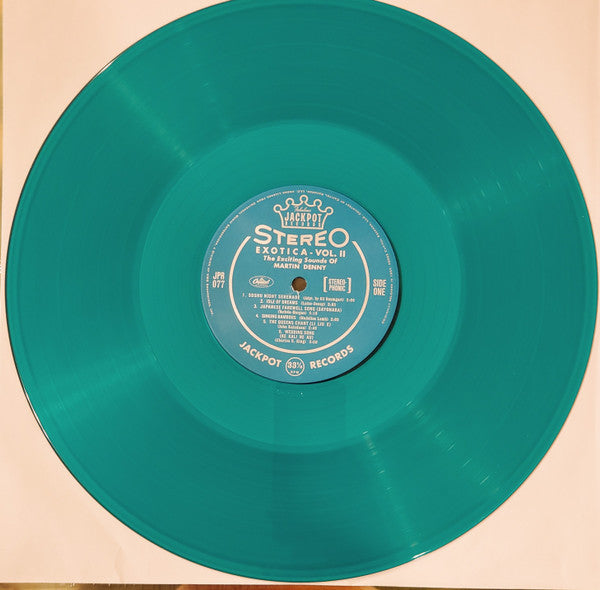MARTIN DENNY (マーティン・デニー) -Exotica Volume 2 (US 限定復刻再発「グリーンVINYL」ステレオ LP/New) '58年セカンドアルバム
