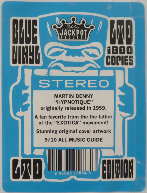 MARTIN DENNY (マーティン・デニー) - Hypnotique (US Re Ltd.1000 Blue Vinyl Stereo LP/New)