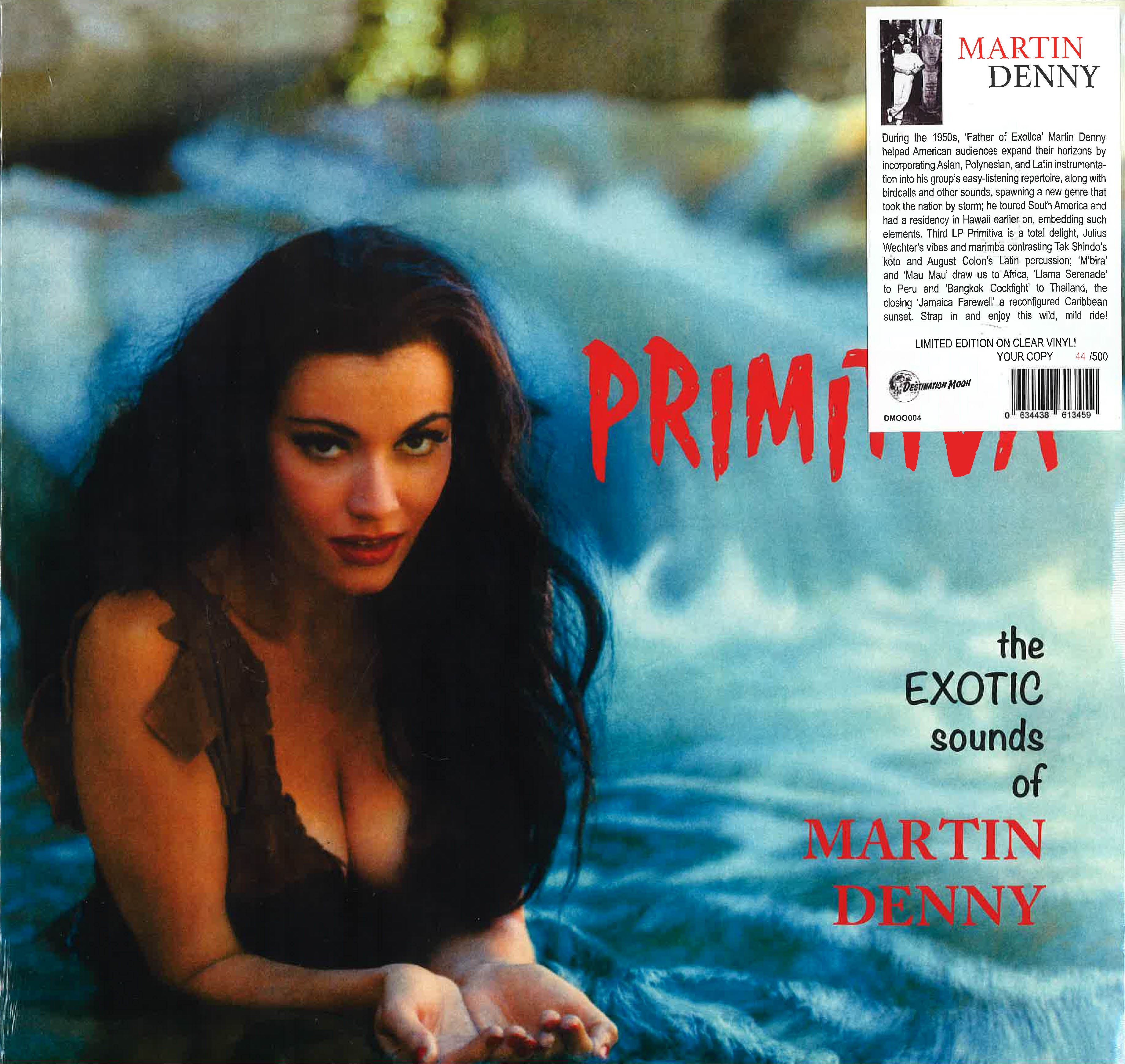 MARTIN DENNY (マーティン・デニー) - Primitiva (EU 500 Ltd.Reissue Clear Vinyl LP/New)
