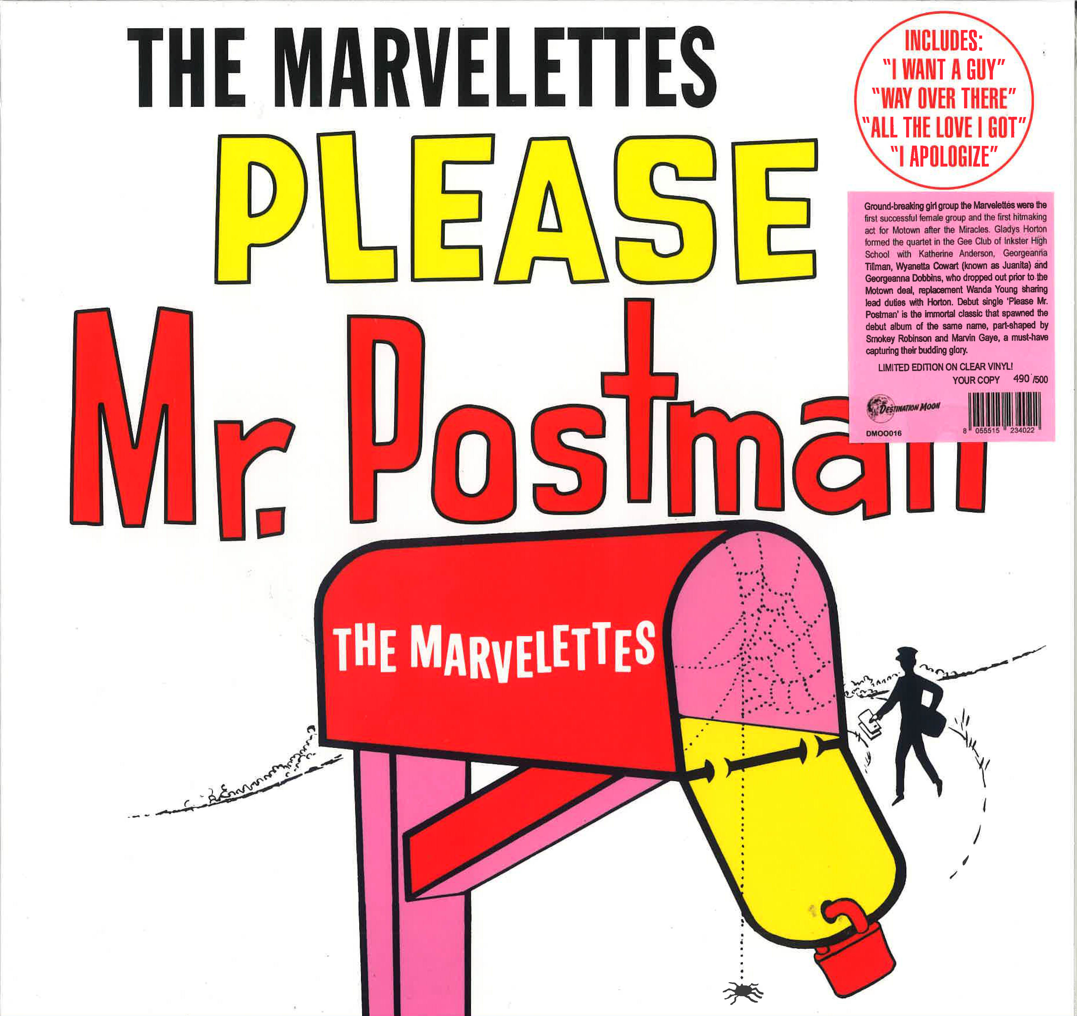 MARVELETTES (マーヴェレッツ) - Please Mr.Postman (EU 500枚限定復刻再発「クリア・ヴァイナル」 LP/New)