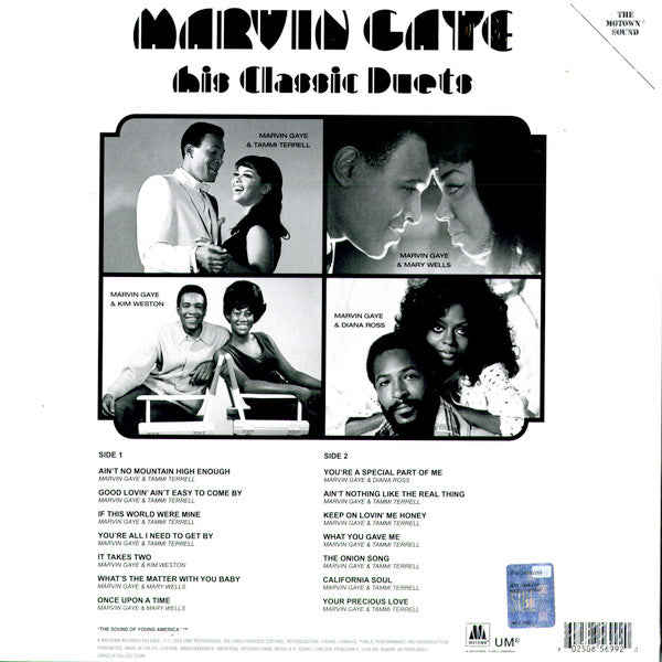 MARVIN GAYE (マーヴィン・ゲイ) - His Classic Duets (EU 限定復刻再発 180g LP/New)