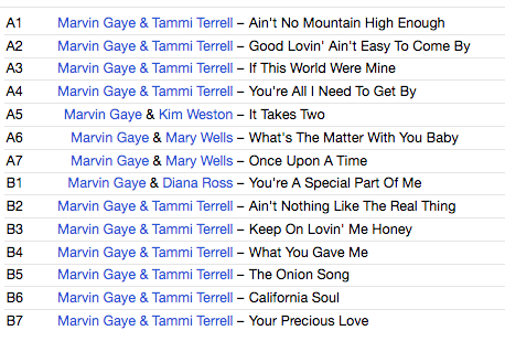 MARVIN GAYE (マーヴィン・ゲイ) - His Classic Duets (EU 限定復刻再発 180g LP/New)