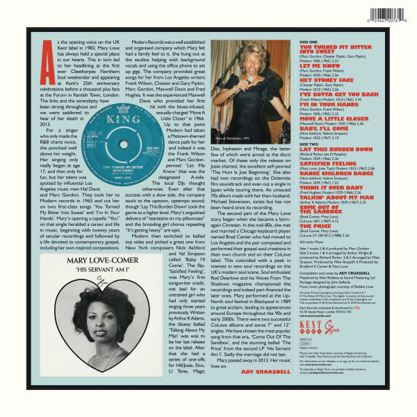 MARY LOVE (メアリー・ラブ) - Lay This Burden Down (UK Limited LP/New)