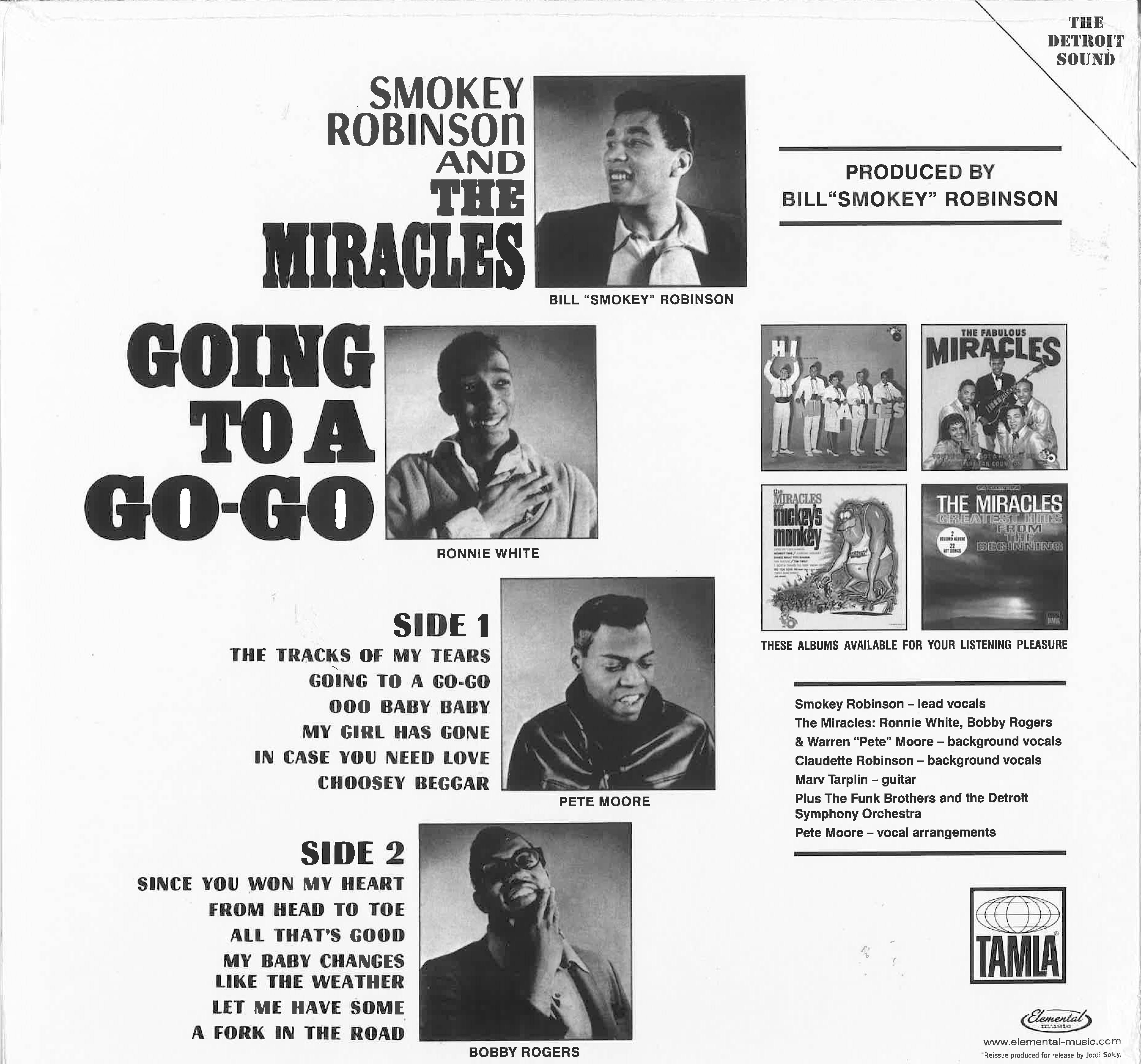 MIRACLES (SMOKEY ROBINSON & THE) (スモーキー・ロビンソン&ミラクルズ) - Going To A Go-Go (EU 限定復刻再発180gステレオ LP/New)