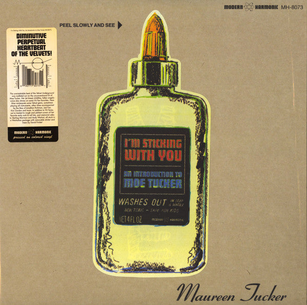 MAUREEN TUCKER (MOE TUCKER) (モー(モーリン)・タッカー) - I'm Sticking With You : An Introduction To Moe Tucker (US Ltd.White Vinyl LP/New)