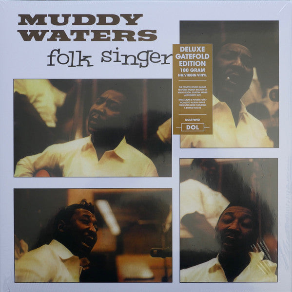 MUDDY WATERS (マディウォーターズ) - Folk SInger (EU 限定ボーナス入り再発「HQ=高音質」180g LP/New) バディガイ参加'64年4作目アルバム。