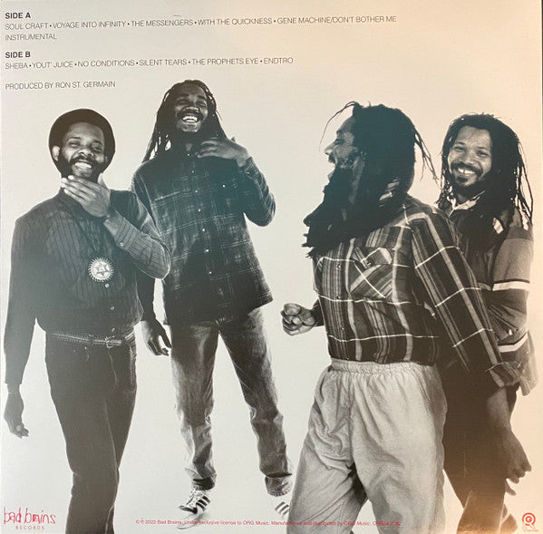 BAD BRAINS (バッド・ブレインズ) - Quickness (US 「正規」限定再発 LP / New) '89年HR2度目の復帰アルバム!
