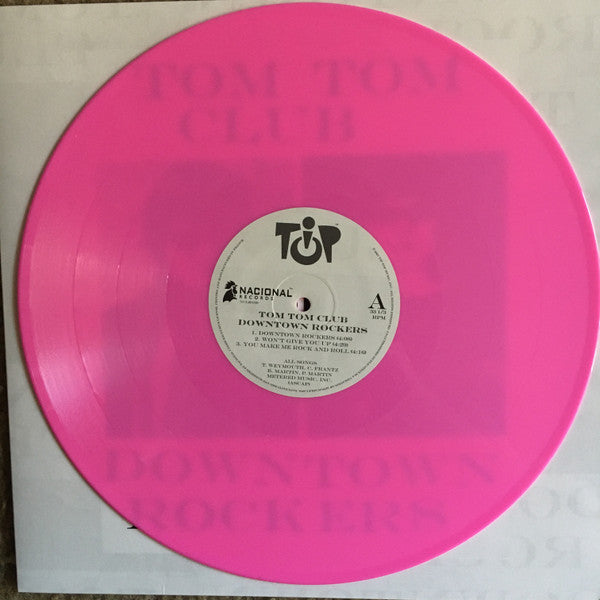 TOM TOM CLUB (トム・トム・クラブ) - Downtown Rockers (US Limited Reissue Pink Vinyl 12"/NEW)