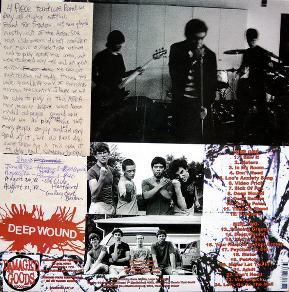 DEEP WOUND (ディープ・ウーンド) - Deep Wound (UK 「正規」限定プレス再発 LP / New)