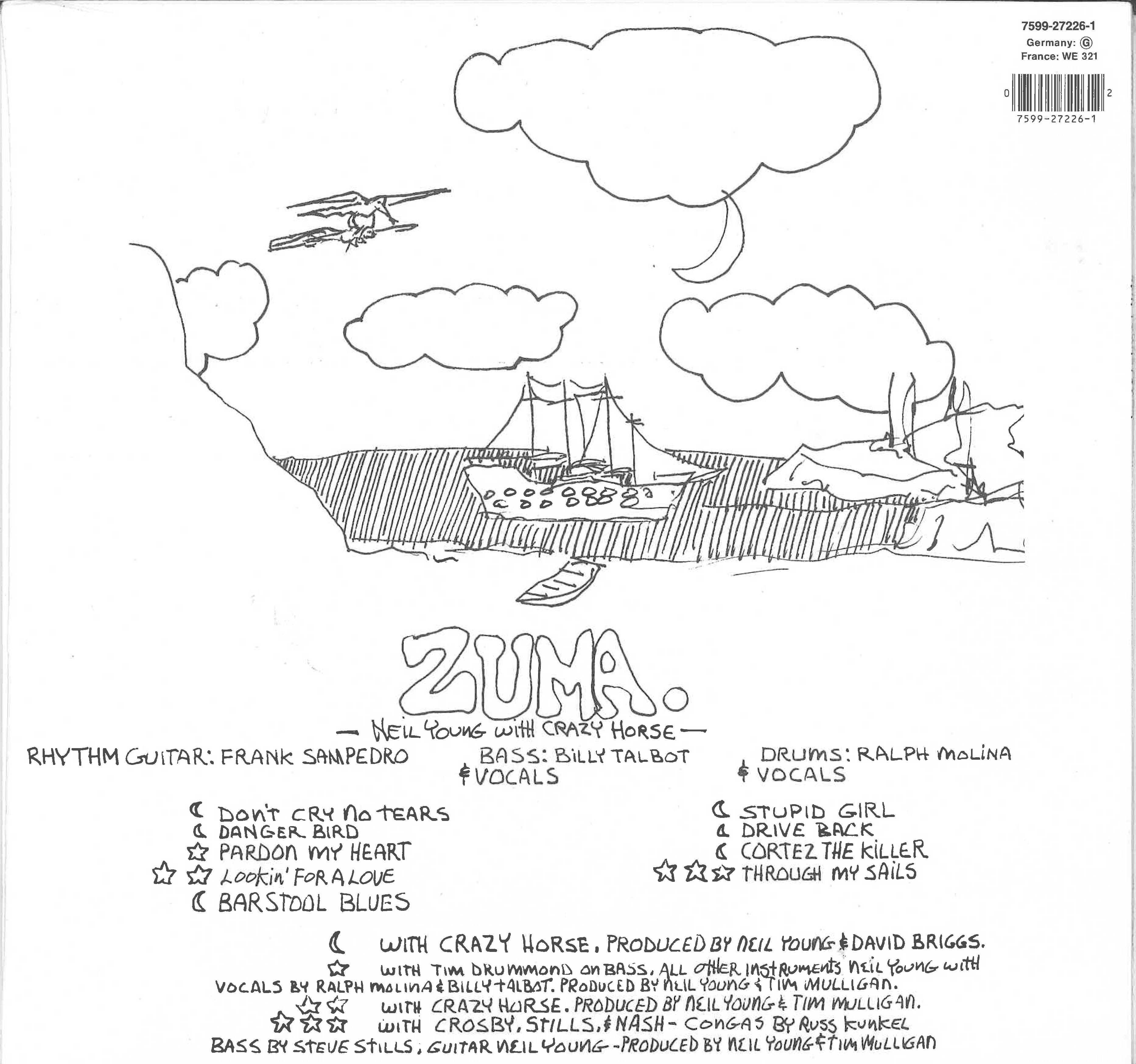 NEIL YOUNG (ニール・ヤング) - Zuma (EU 限定復刻リマスター再発 LP/ New)